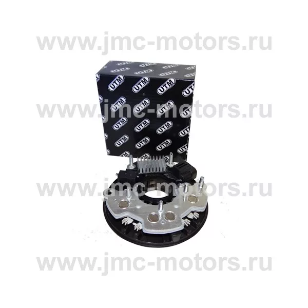 Диодный мост генератора с реле-регулятором ISUZU NQR75, NQR71, NPR75, квадратная фишка, 8971112630