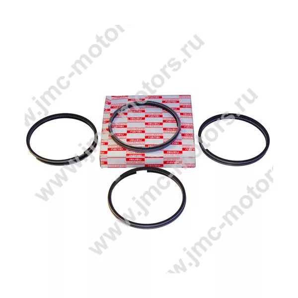 Кольца поршневые ISUZU (ИСУЗУ) NQR75, NPR75 дв. 4HK1T, комплект на 1 поршень, оригинал, 8976034231