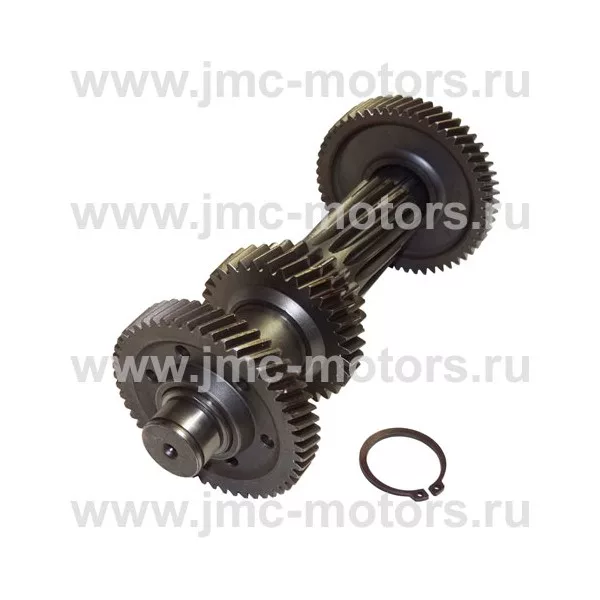 Вал промежуточный КПП JMC 1032, 1043, 1052 (в сборе с шестерней 5-й передачи), 1701411A1
