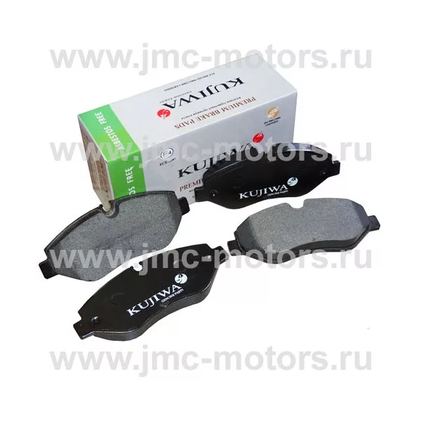 Колодки тормозные Nissan Cabstar F24 - передние (3,5 тонн) без датчика, Kujiwa Japan, D1060MB60A