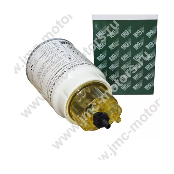 Фильтр топливный грубой очистки (сепаратор) с колбой ISUZU NLR85, NMR85, NPR75, BIGFILTER, 8981398300