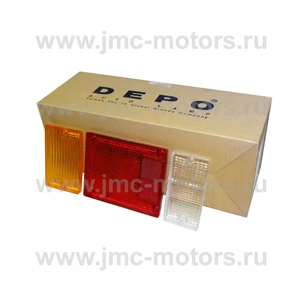 Стекло заднего фонаря ISUZU (ИСУЗУ) NQR75, NQR71, NKR55 - левое (комплект), 8972133690