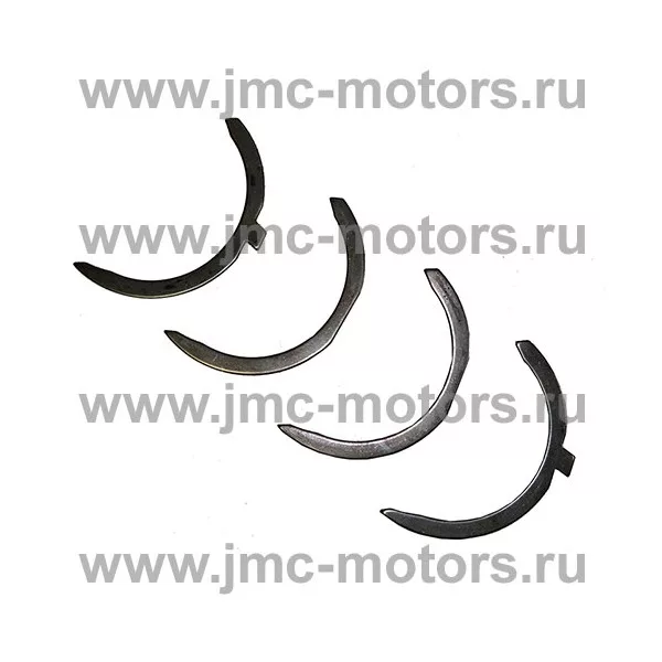Полукольцо упорное коленвала FOTON (ФОТОН) 1049А, 1069, 1099, комплект 4 шт., T3113756151