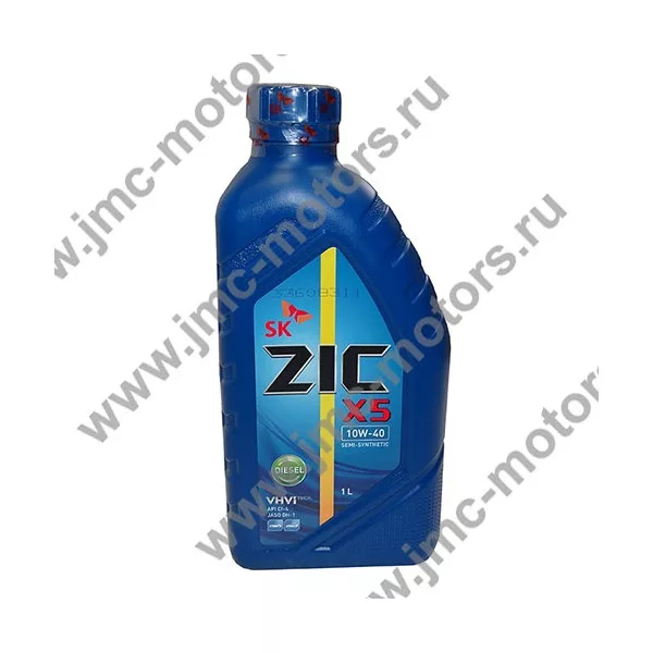 Масло моторное полусинтетика ZIC 5000 10W40 - 1 л.