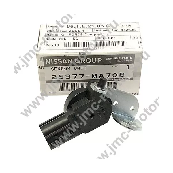 Датчик положения коленвала NISSAN CABSTAR (Ниссан Кабстар) F24 дв. ZD30DDTI, 25977MA70B