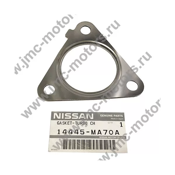 Прокладка турбины NISSAN CABSTAR (Ниссан Кабстар) F24, дв. ZD30DDTI, выход, оригинал, 14445MA70A