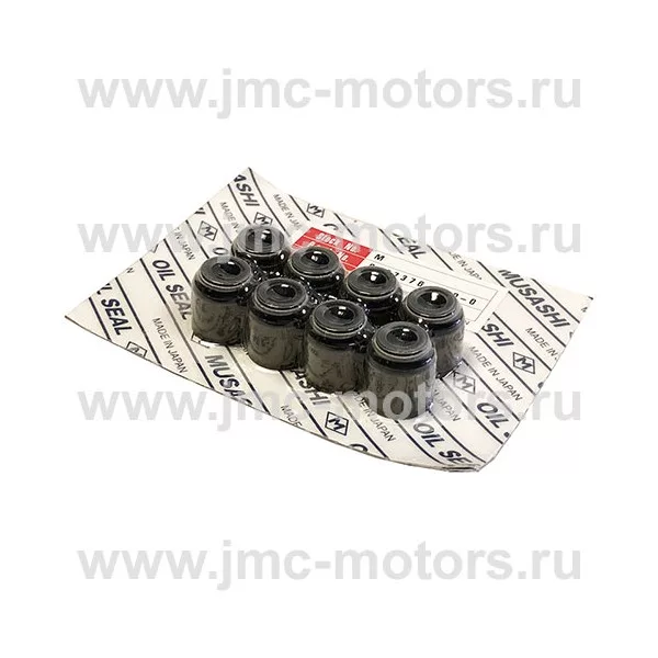 Колпачки маслосъемные ISUZU (ИСУЗУ) NQR75, NPR75 дв. 4HK1T, комплект 8 шт., MUSASHI, 8973767200