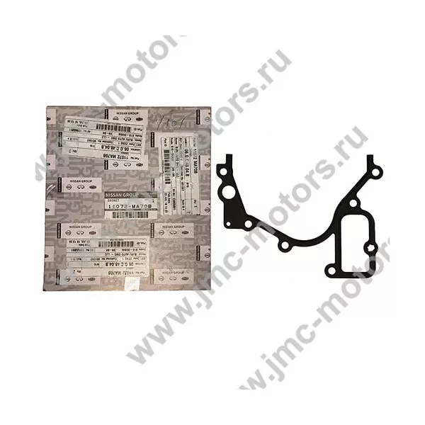Прокладка передней крышки верхняя NISSAN CABSTAR F24 дв. ZD30DDTI, оригинал, 11072MA70B