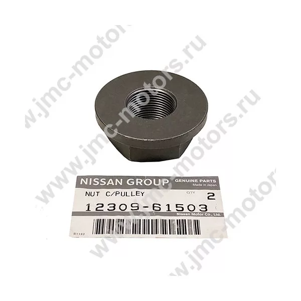Гайка шкива коленвала NISSAN CABSTAR F24 дв. ZD30DDTI, оригинал, 1230961503