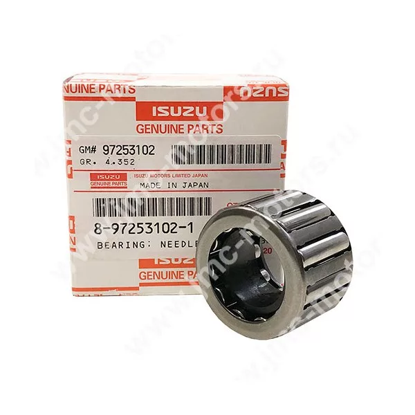 Подшипник игольчатый первичного вала КПП ISUZU NQR75, NQR71, NPR75, оригинал, 8972531021