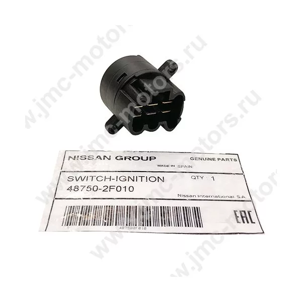 Контактная группа замка зажигания NISSAN CABSTAR (Ниссан Кабстар) F24, 487502F010
