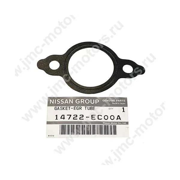 Прокладка клапана ЕГР NISSAN CABSTAR (Ниссан Кабстар) F24 дв. ZD30DDTI, оригинал, 14722EC00A