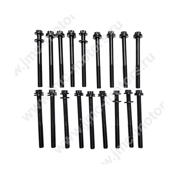 Болт ГБЦ NISSAN дв. ZD30, ZD30DDTI, комплект 18 шт, M12x1.5x132, 110572W200KIT